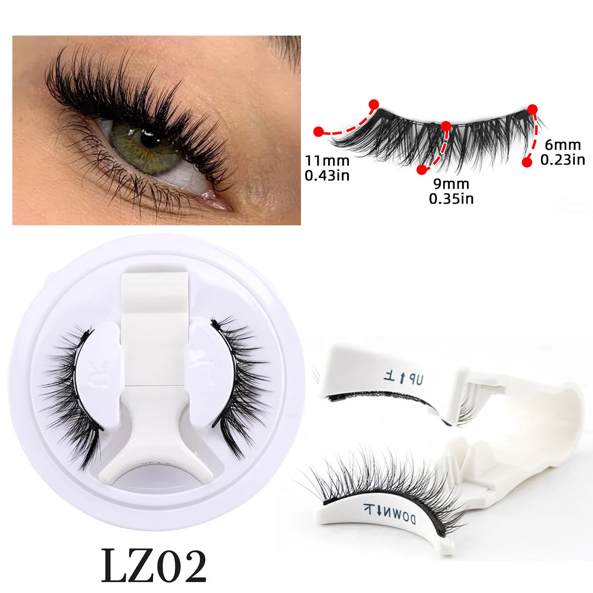 Lashé® Magnetic Eyelashes Set